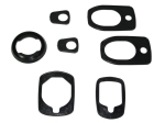 8.71-7.73 Türgriff Türgriffunterlagen VW Bus T2a T2b T2b Türgriffe Gummi Unterlagen Türgriffe Fahrer Beifahrertür Türgriff-Dichtung Komplett-Set T2 Bus